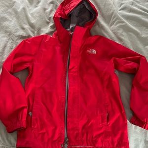 North face rain jacket boys